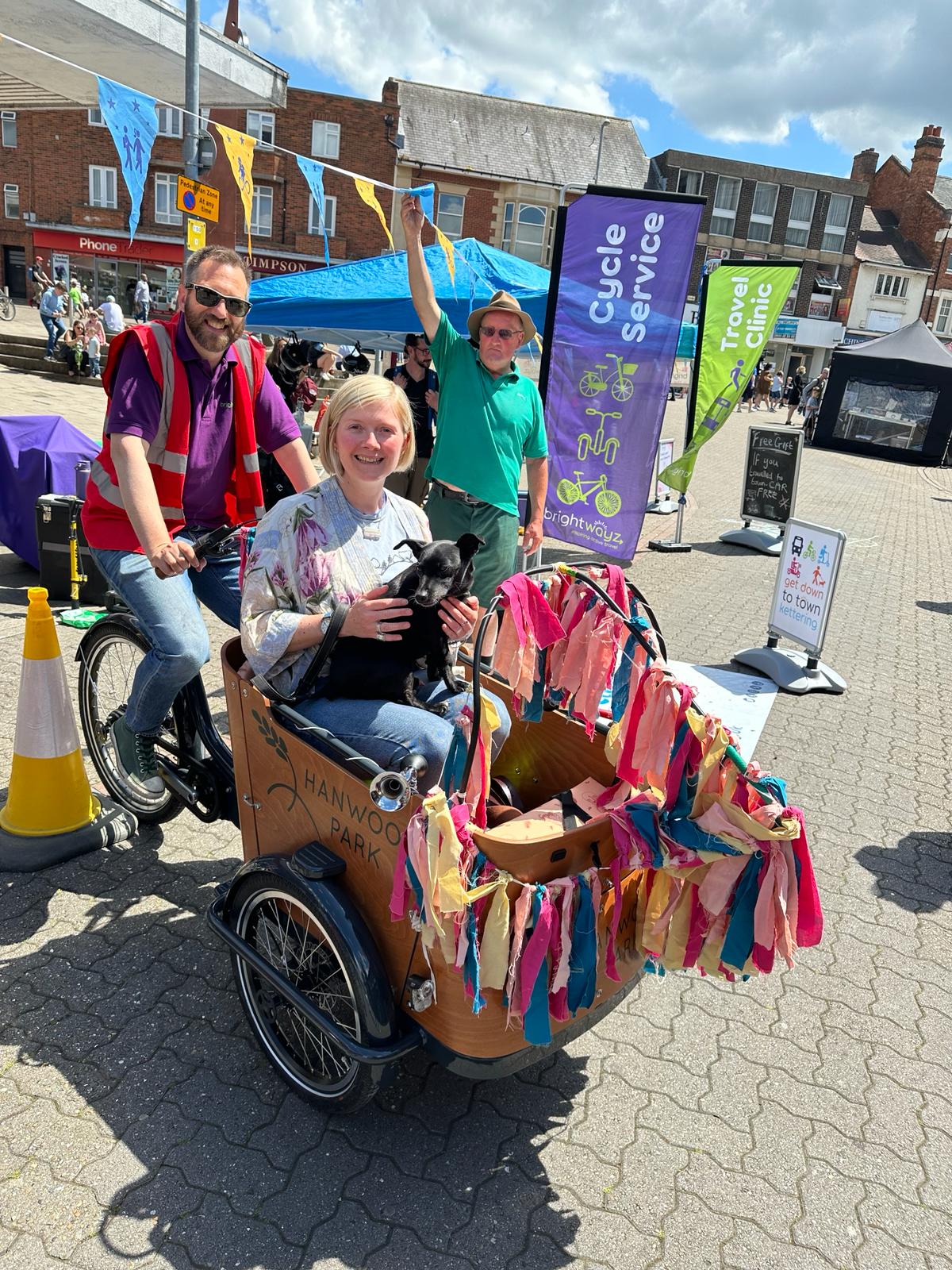 Ecargo bike at Kettfest.