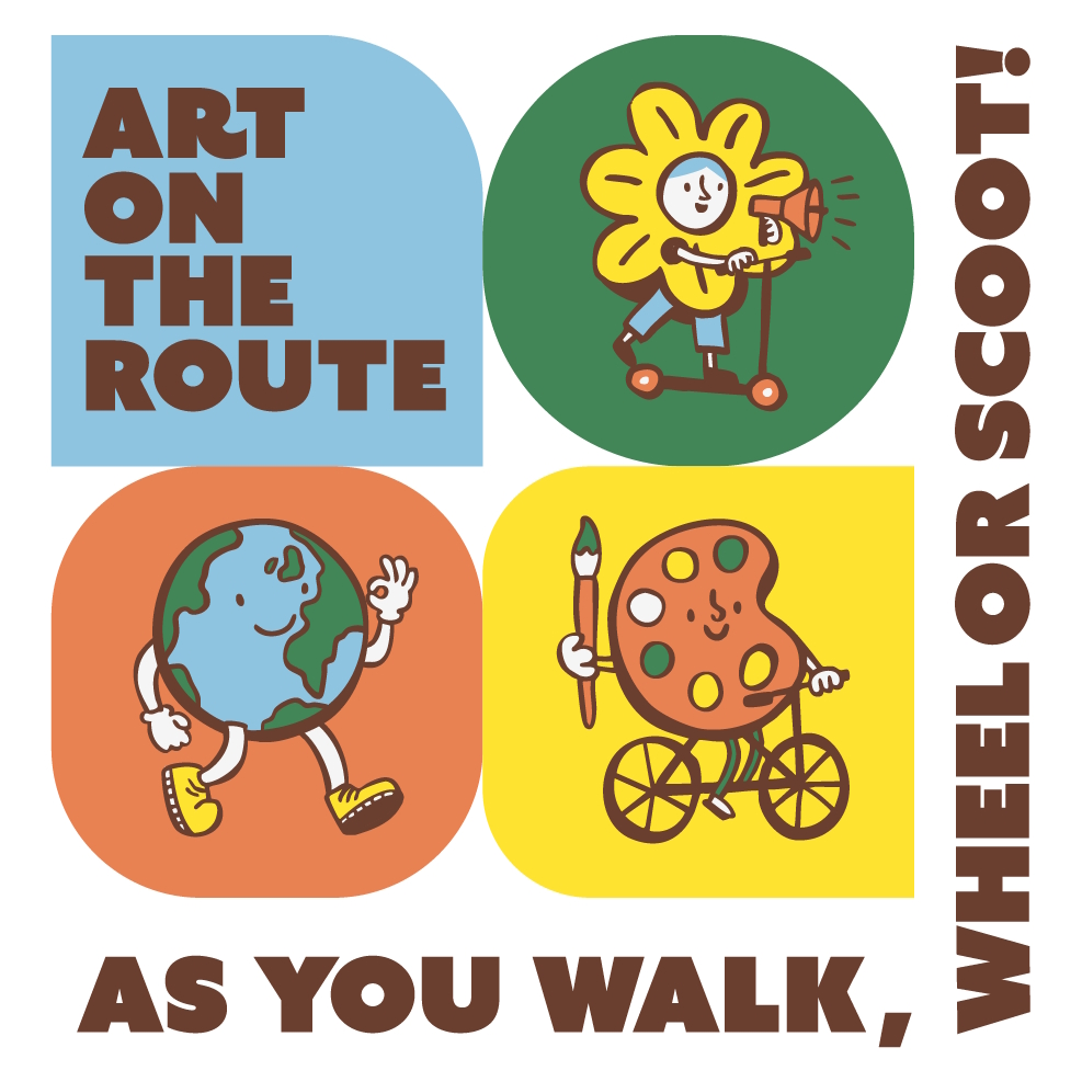 Art on the Route Square Logo