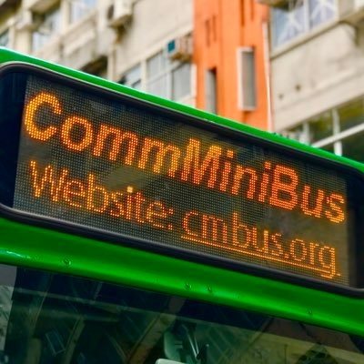 Comms MiniBus Sign