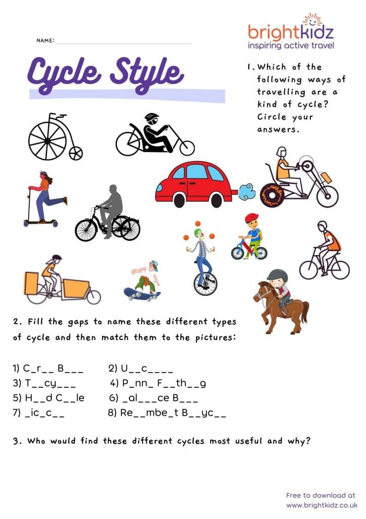 Brightkidz cycle style sheet.