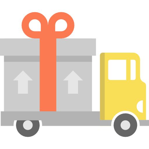 Delivery truck illustration.