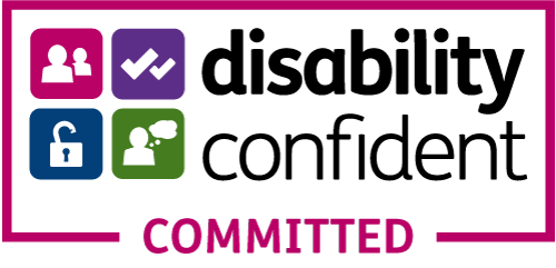 Disability Confident logo.