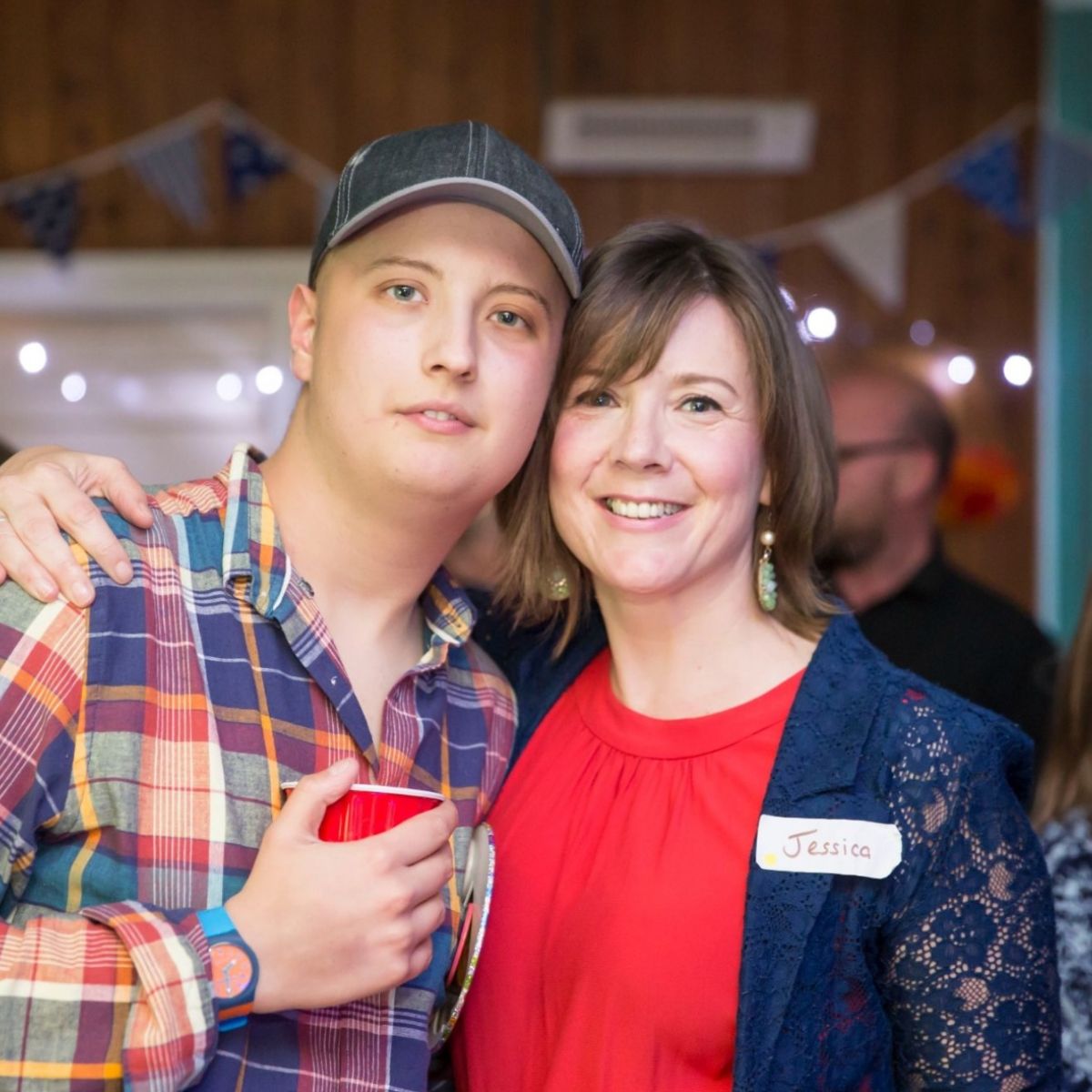 Harry Chadwick and his Mum, Jessica Pilkington.