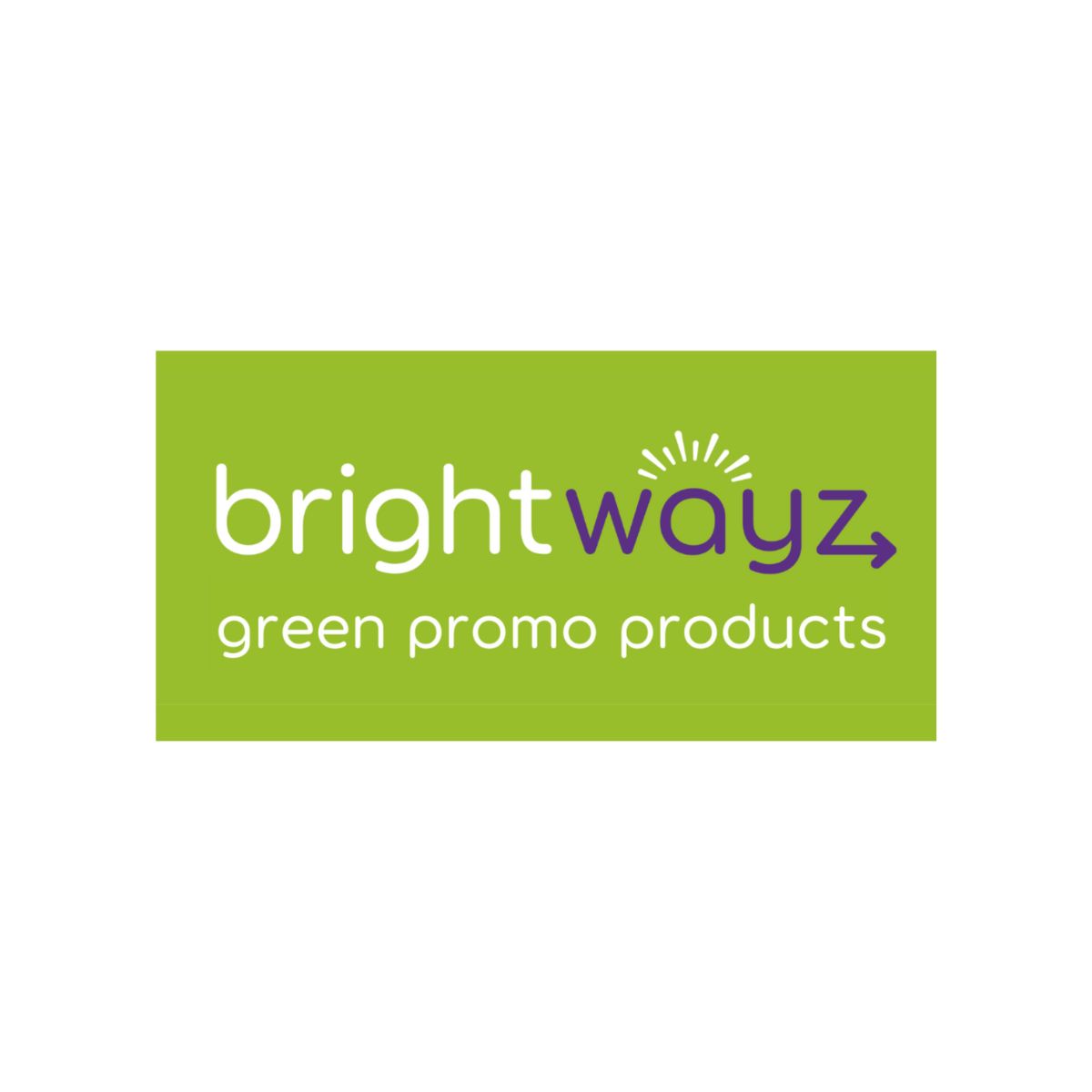 Brightwayz green promo with white space.