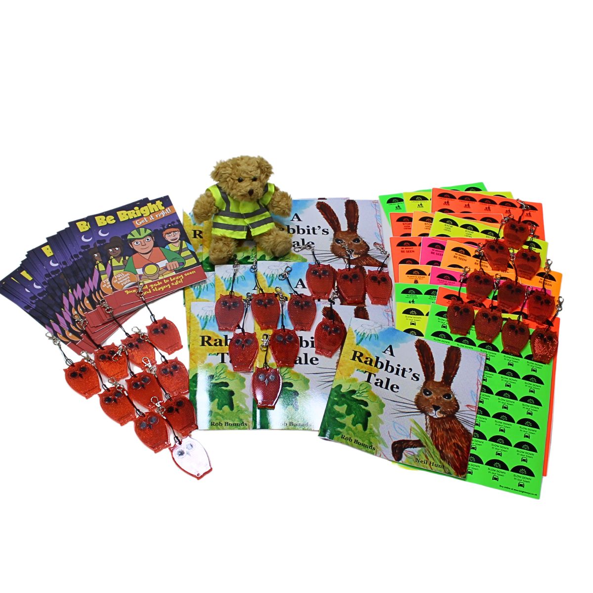 Road Safety Class Pack Splayed Out