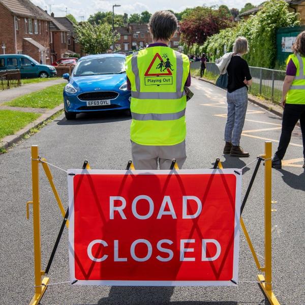 Road closed.