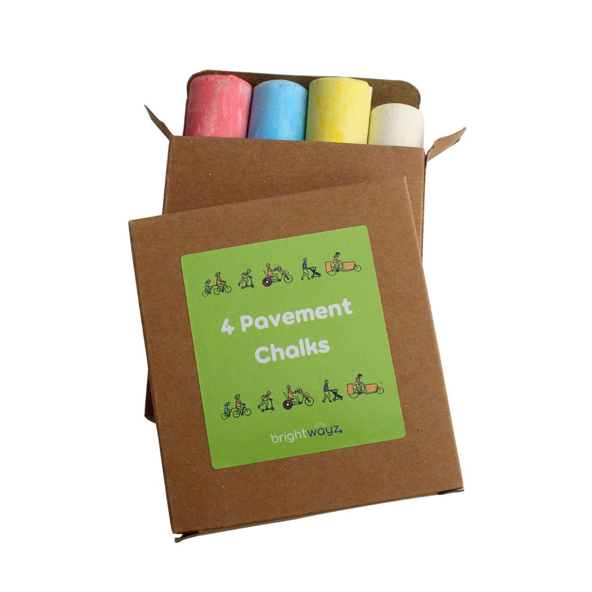 Chalk Pack, Brightwayz design with an open box.
