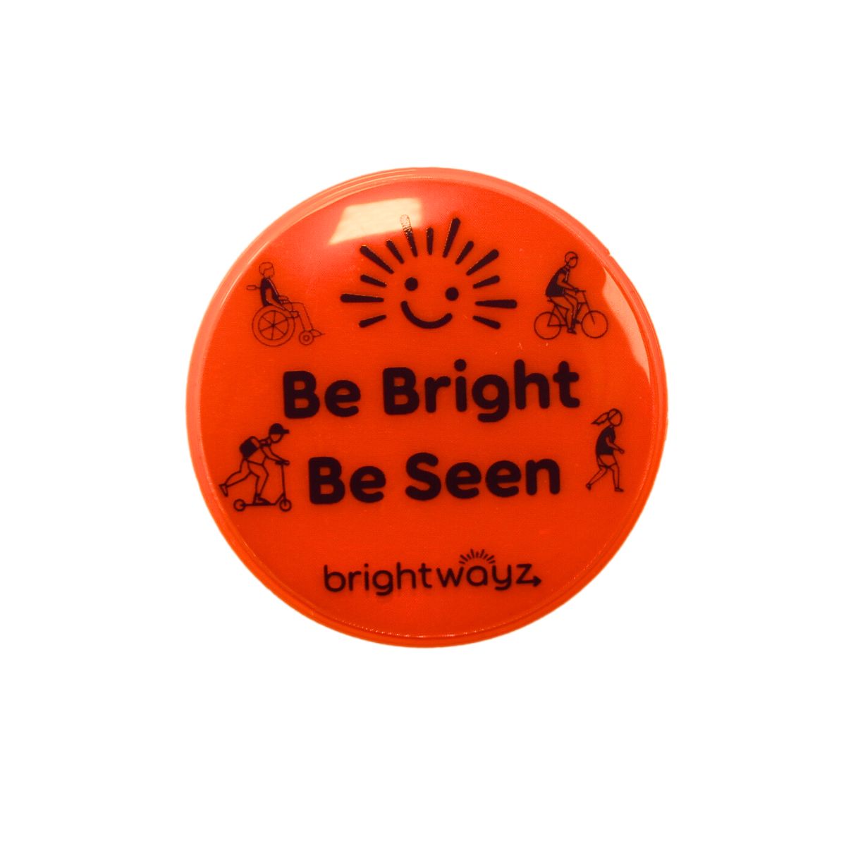 Be Bright Be Seen Badge.