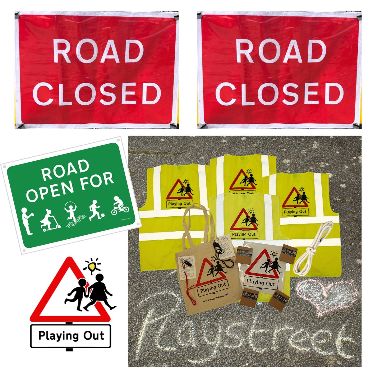 Play Street Pack with Banner Signs