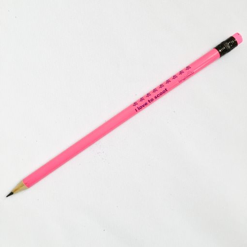 Pink pencil.