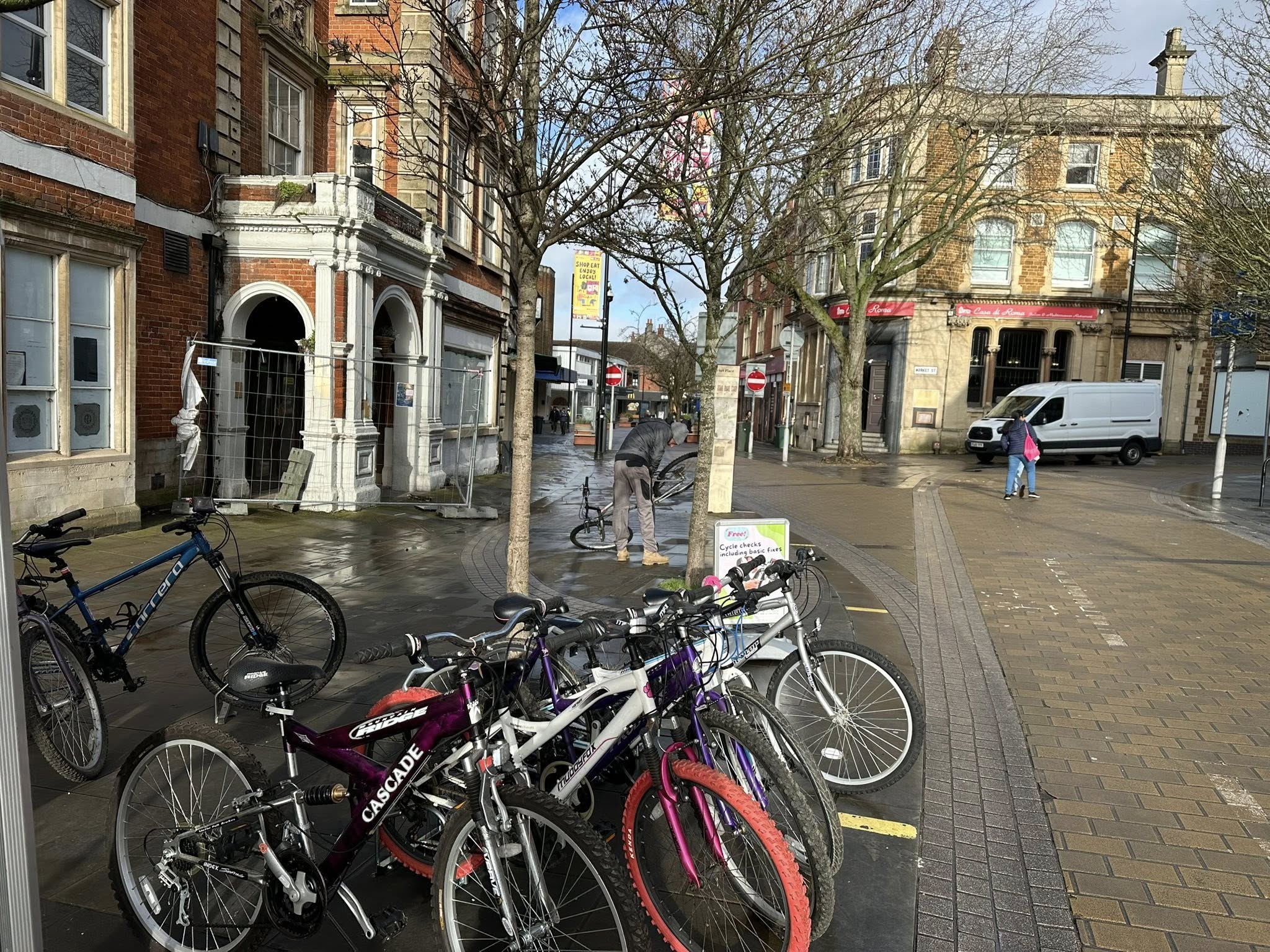 Wesley at January Active travel hub.