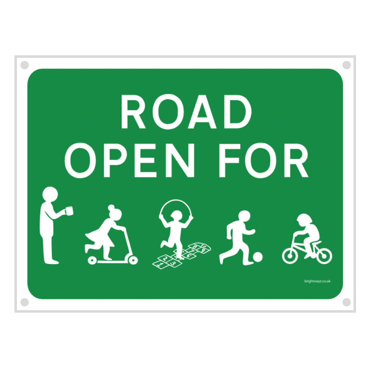 Road open for play.