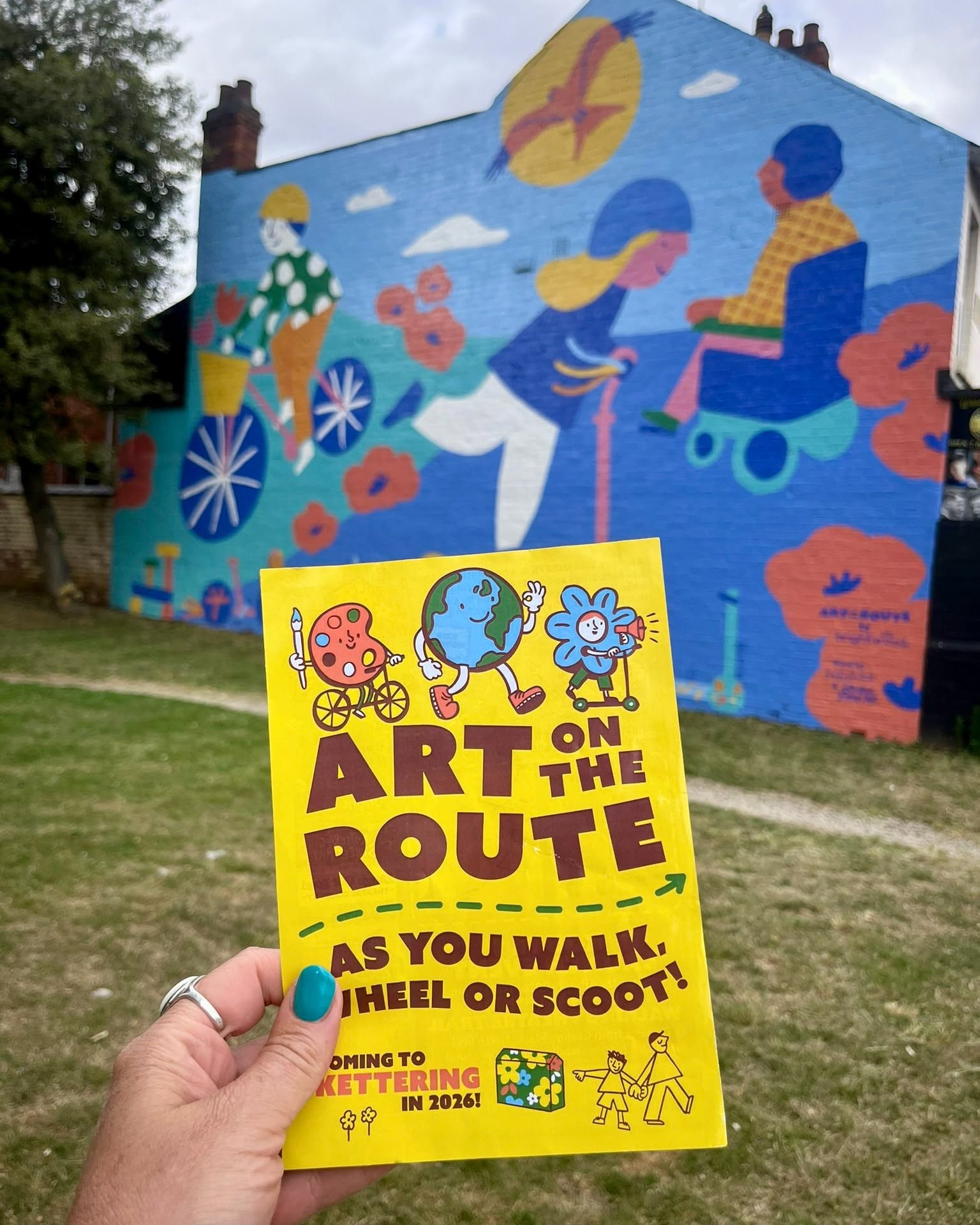 Art on the Route and leaflet.