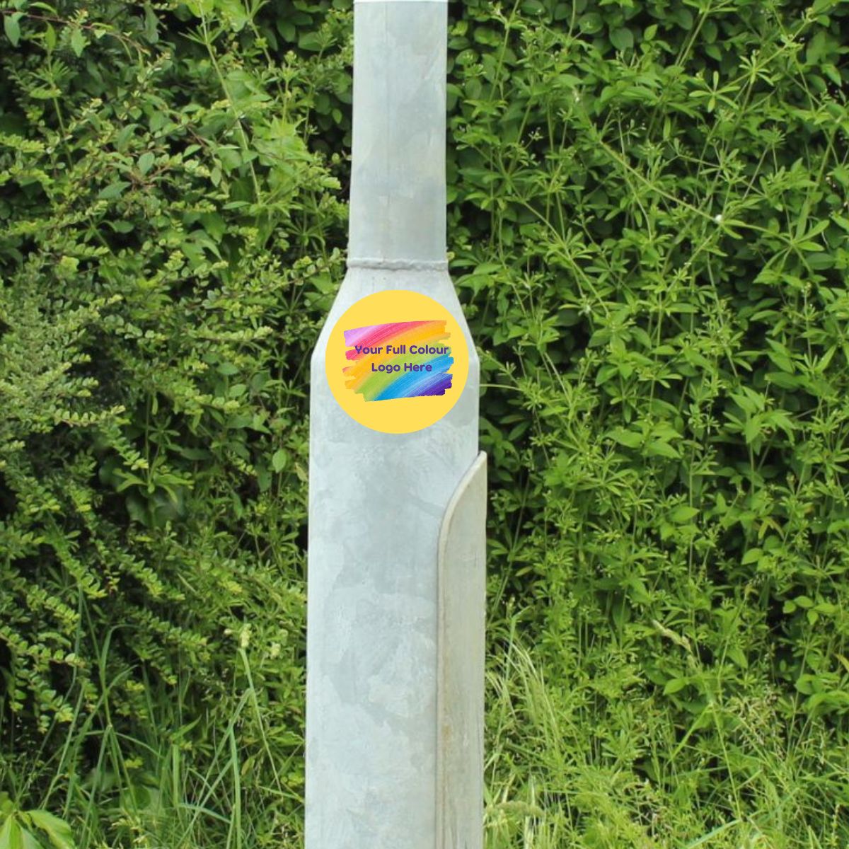 Lamppost sticker, Custom Design Example.
